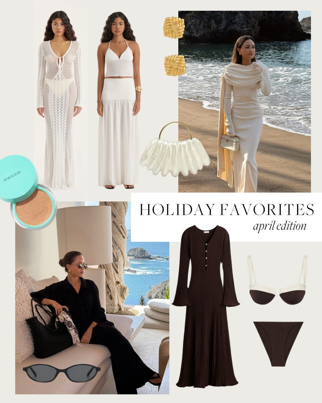 Holiday Favorites ☀️ everything from 4th & Reckless beach pieces over Monday swimwear bikinis, holiday accessories and my favorite sunnies and makeup 

#LTKsummer #LTKtravel