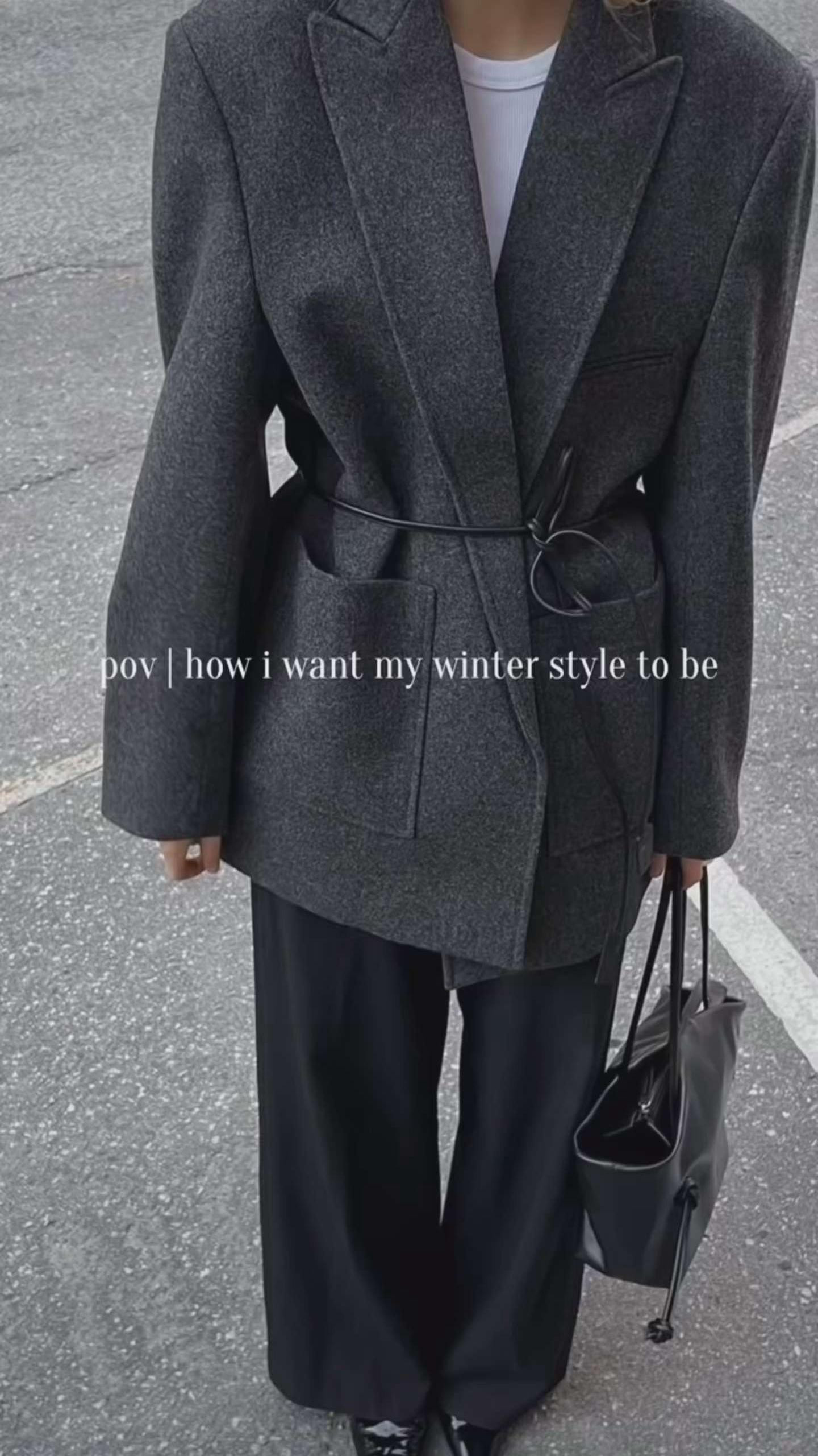 When in doubt, go for a chic belted blazer and trousers look. This is perfect for a winter workwear outfit.  

 #LTKootd #LTKSeasonal #LTKWorkwear