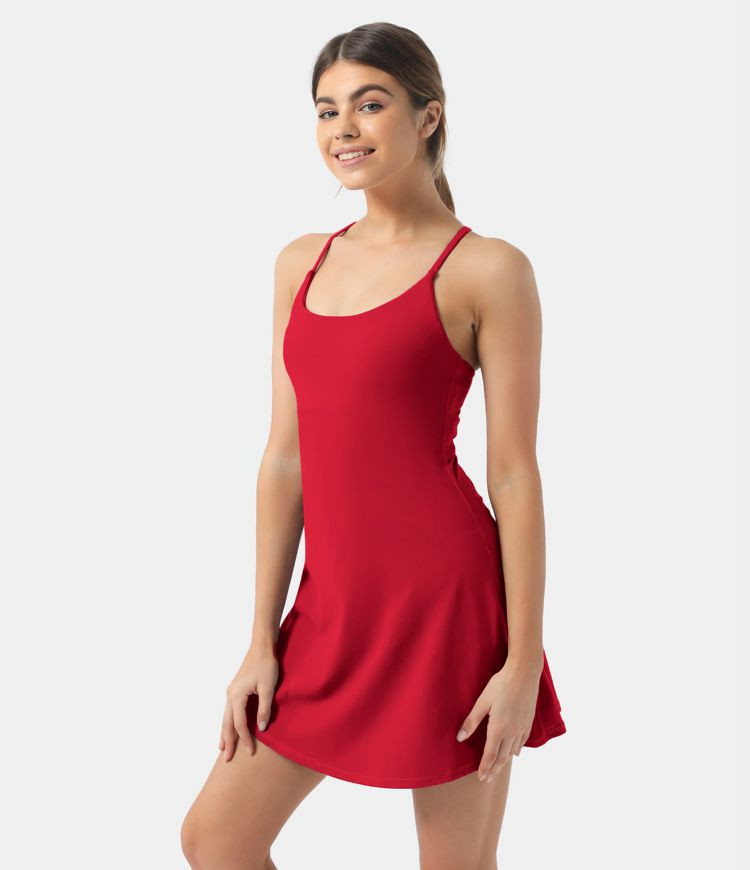 Women’s Softlyzero™ Plush Backless Active Dress - Halara | HALARA