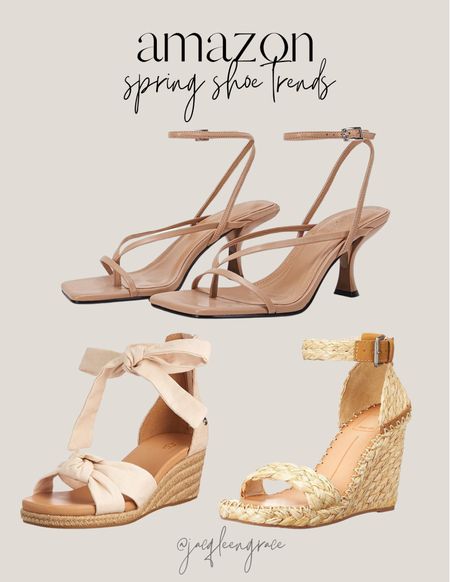 Amazon spring shoe trends! Budget friendly. For any and all budgets. Glam chic style, Parisian Chic, Boho glam. Fashion deals and accessories.

#LTKhome #LTKFind #LTKstyletip