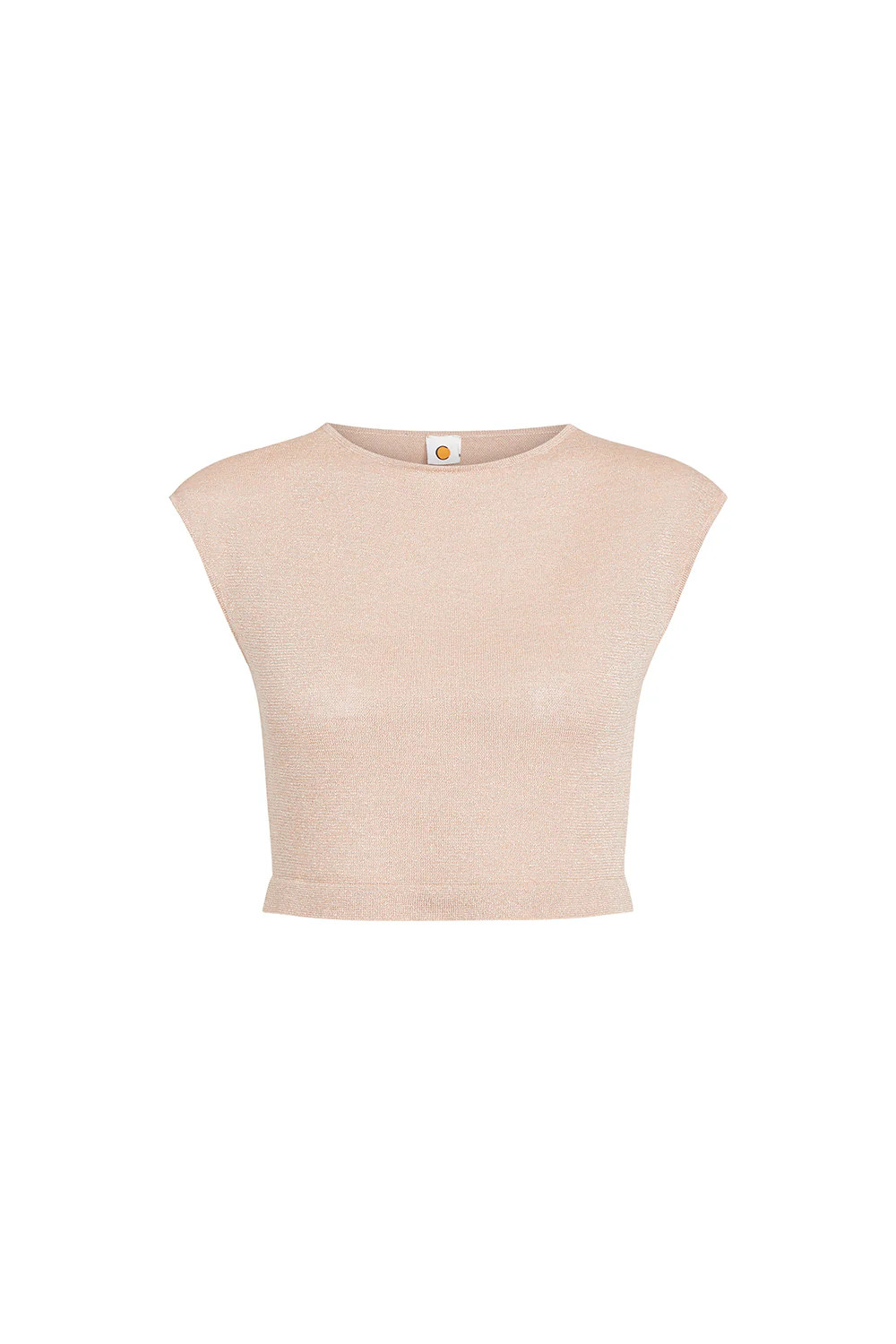 au natural top in sand lurex | Tropic of C