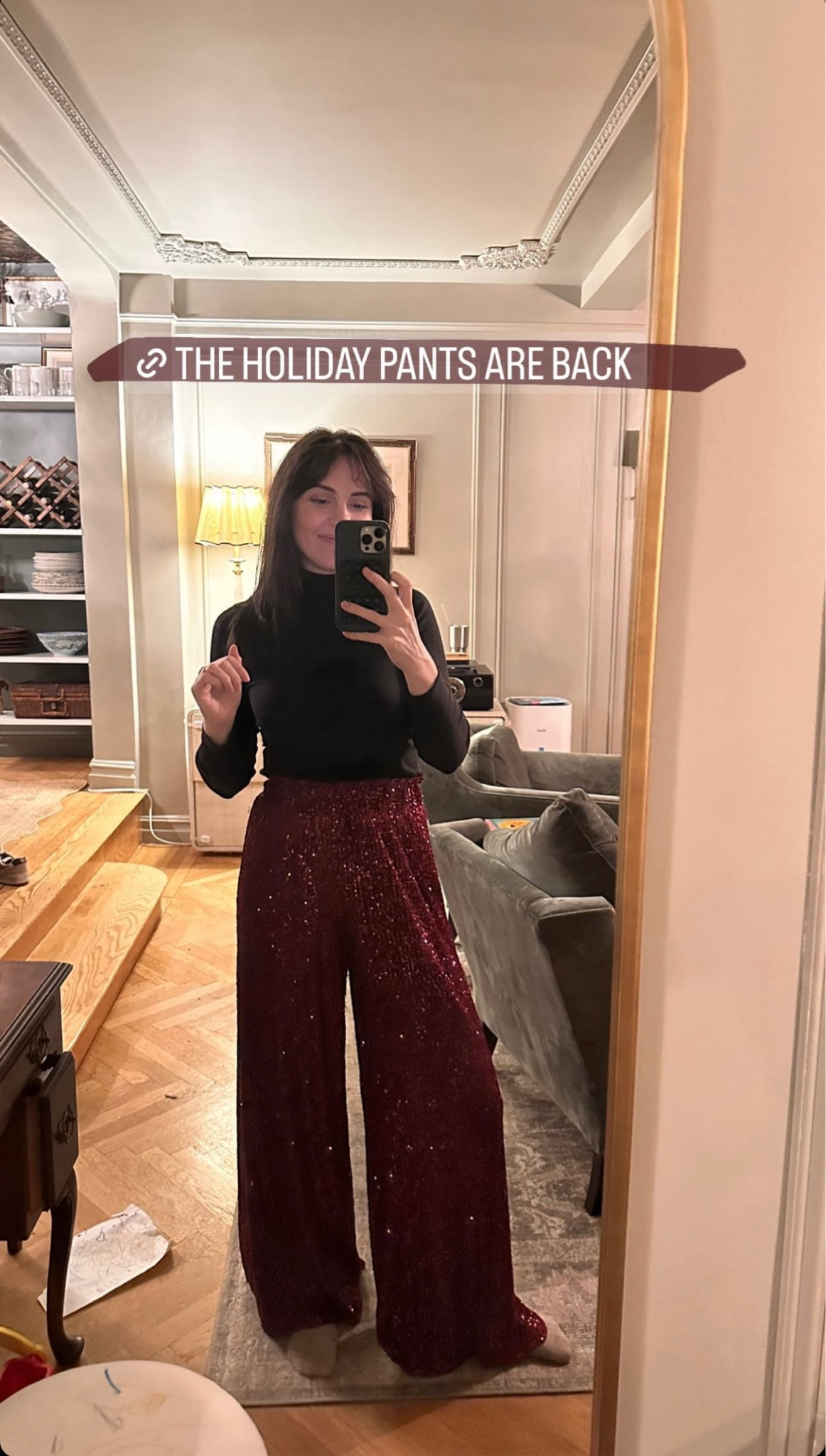 These red sequin holiday pants are back! 🤍 

#LTKstyletip #LTKHoliday #LTKfindsunder100