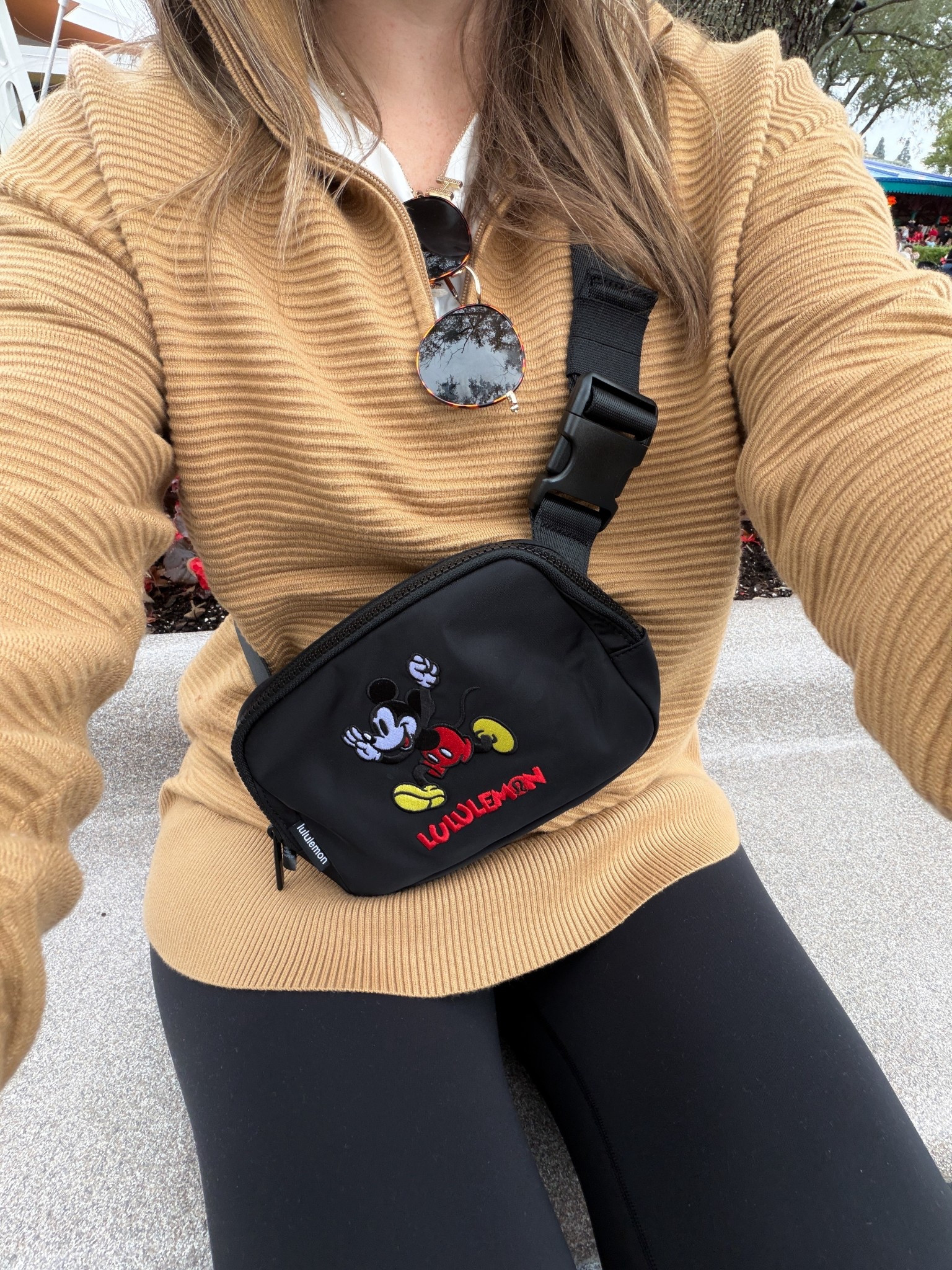 The cutest Lululemon belt bag with Mickey Mouse on it! A must-have if you are visiting Disney soon! 

#LTKU #LTKActive #LTKTravel