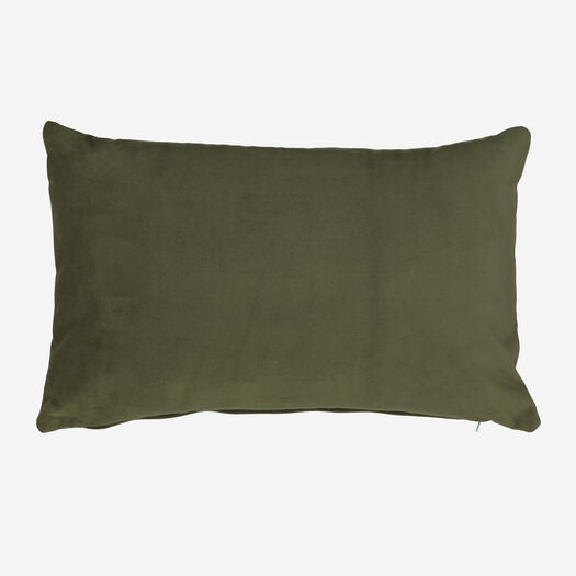 Green Velvet Cushion 30x50cm | TK Maxx