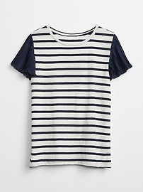 Pleated Short Sleeve T-Shirt | Gap US