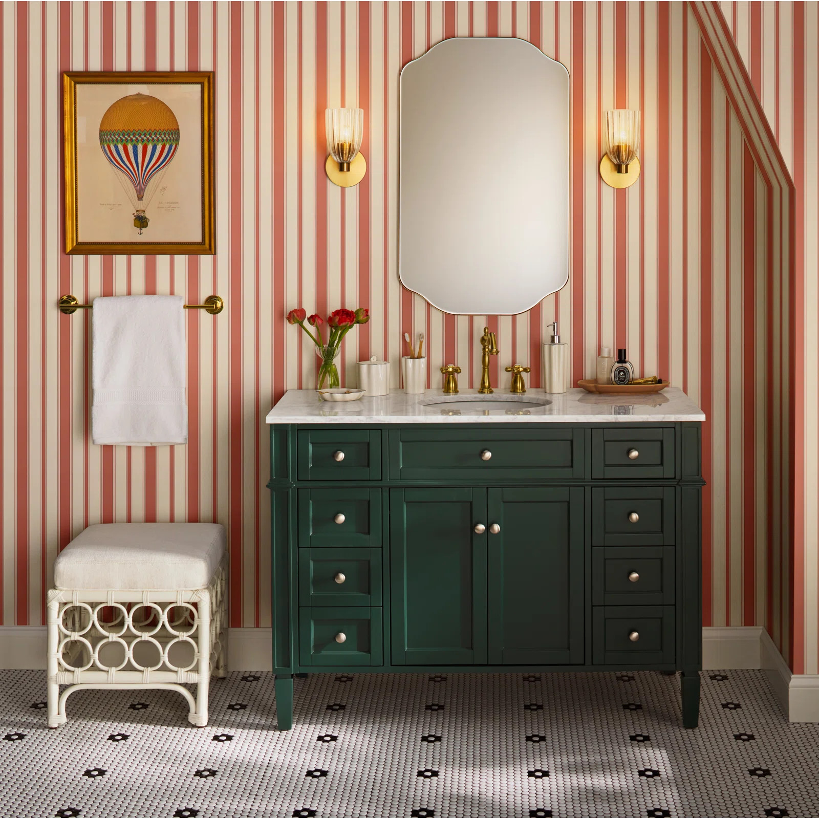 Eaton Metal Scalloped Mirror | Birch Lane