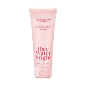 The Face Shop Rice Water Bright Foaming Cleanser, Vegan, 5 OZ | CVS
