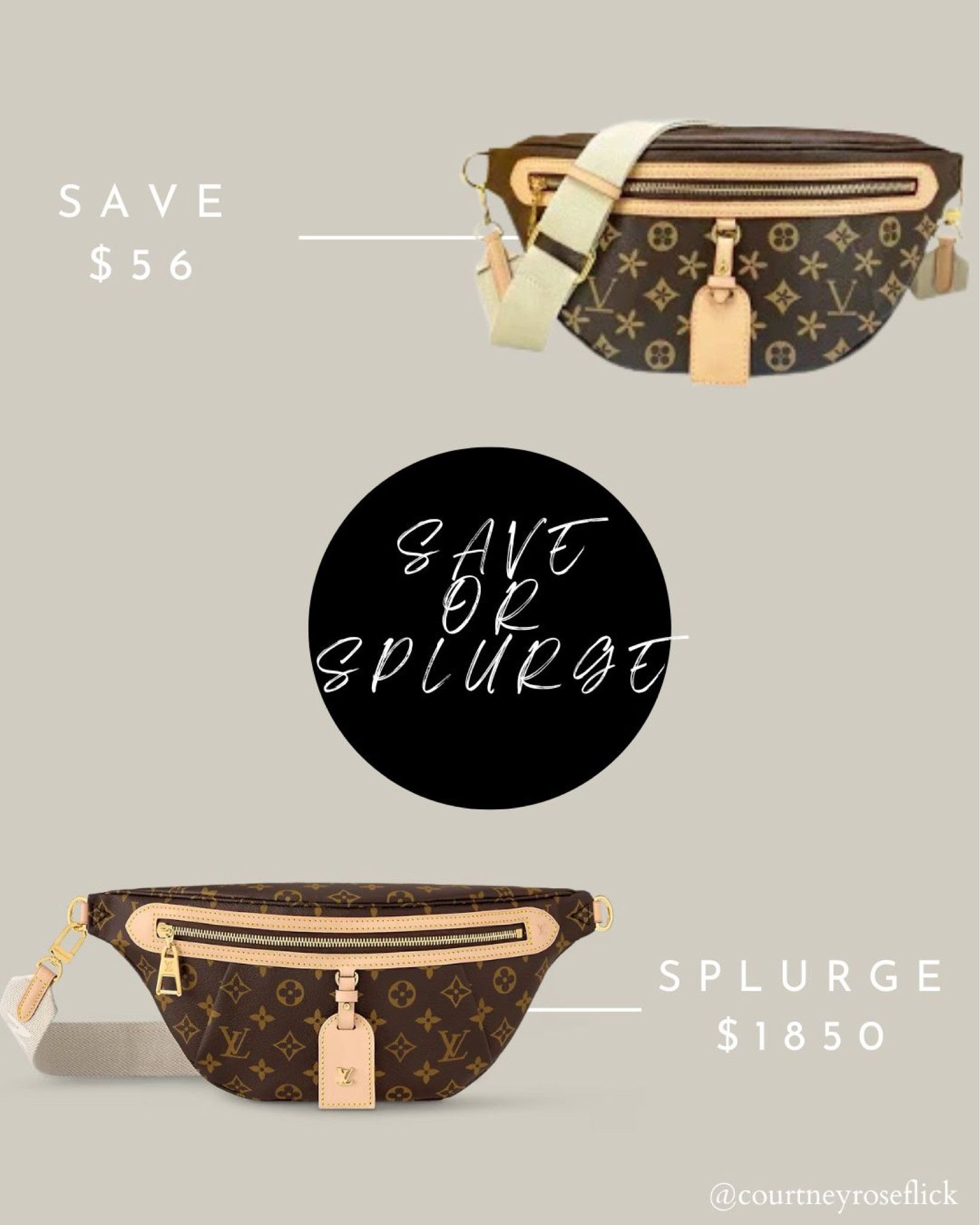 LV High Rise Dupe! 

Look for less, save or splurge, dupe, designer inspired, high rise bumbag 

#LTKSpringSale #LTKfindsunder100 #LTKitbag