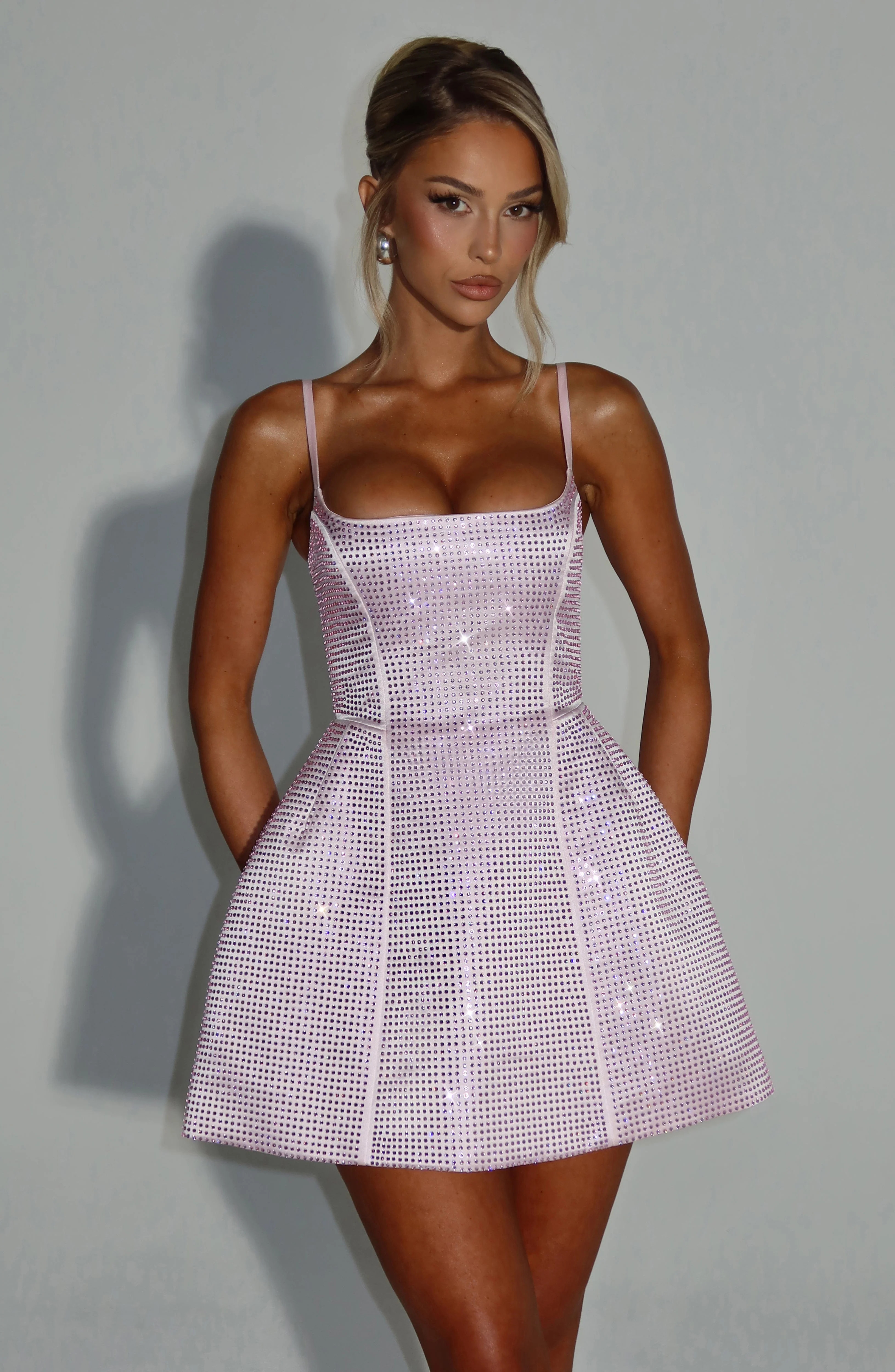 Emma Mini Dress - Blush | Babyboo (global)