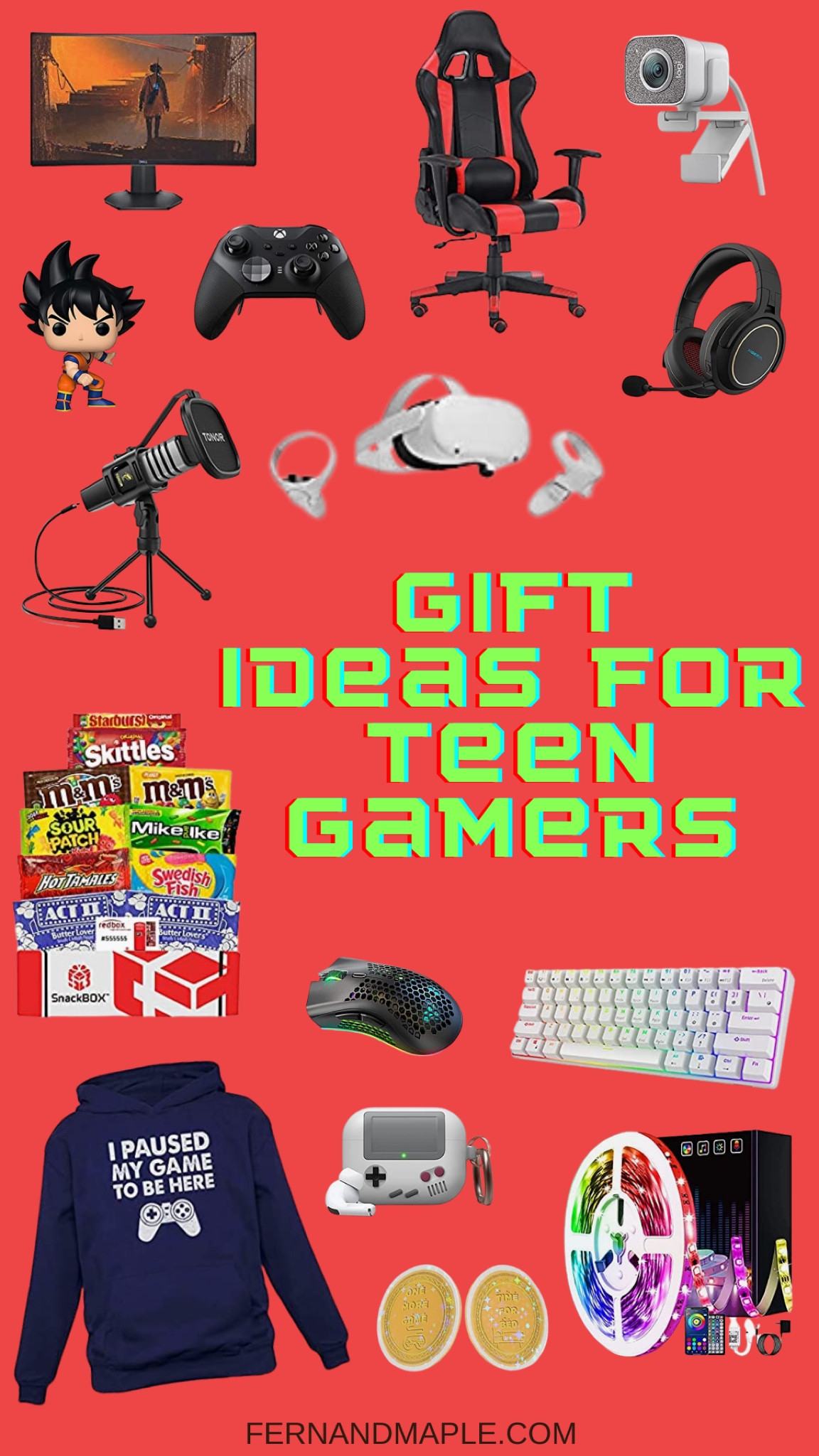 From smaller stocking stuffers to larger luxury items, here is a teen-approved list of gamer essentials for your hard-to-please teen!

#LTKHoliday #LTKGiftGuide #LTKkids