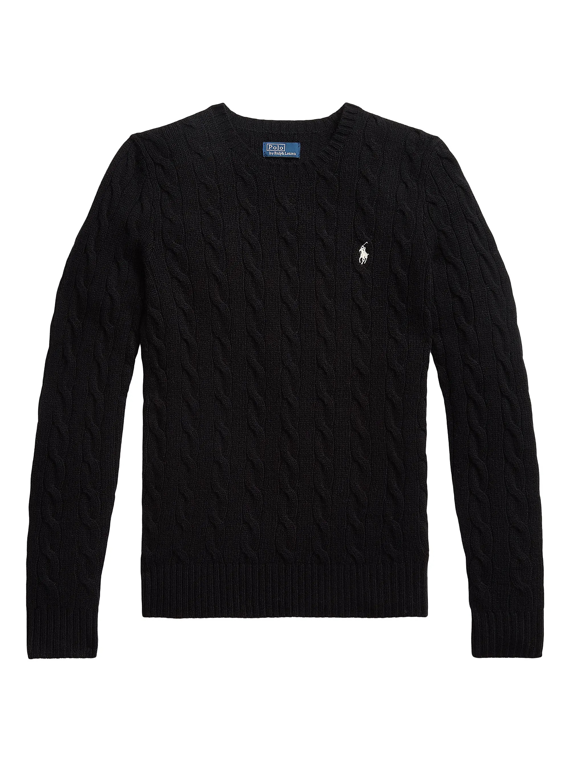 Polo Ralph Lauren Cable-Knit Wool-Cashmere Crewneck Sweater | Saks Fifth Avenue | Saks Fifth Avenue