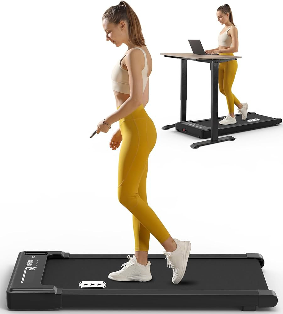 Redliro Walking Pad Treadmill Under Desk, Portable Mini Treadmill with Remote Control, Bluetooth,... | Amazon (US)