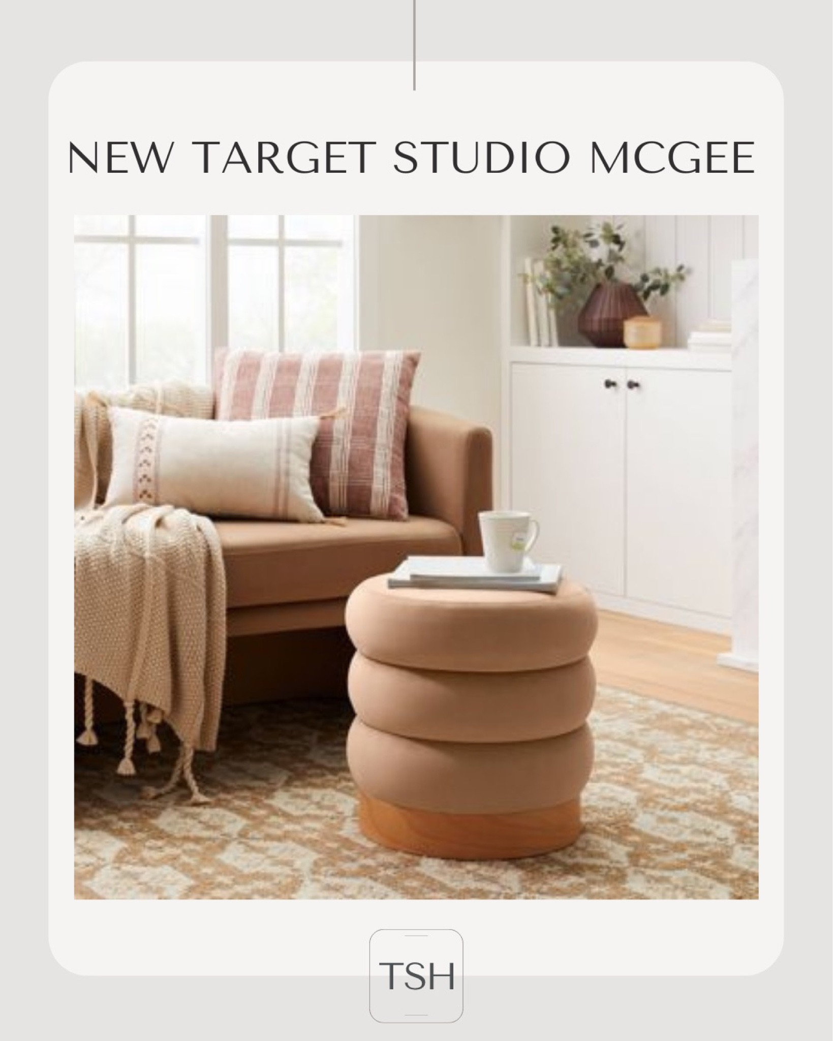 Clarkdale Channel Tufted Ottoman curated on LTK