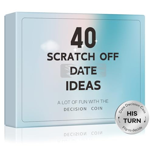 Couples Gifts for Boyfriend Girlfriend, 40 Scratch Off Date Ideas Bridal Shower Gifts, Stocking Stuffers for Women Men, Anniversary Birthday Presents for Husband, Couple Games for Engagement Wedding | Amazon (US)