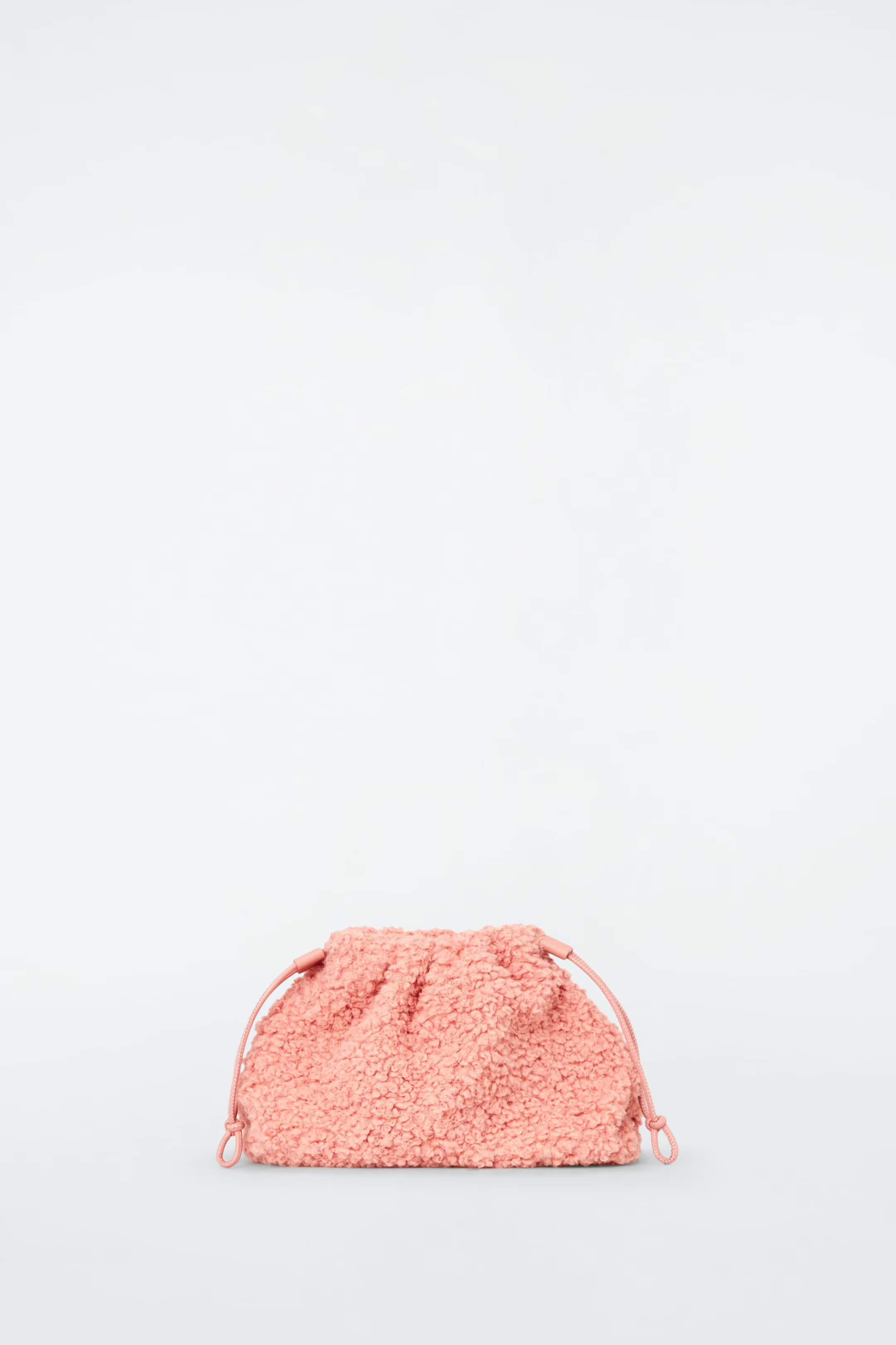 CAVATELLI MINI CLUTCH - FAUX SHEARLING - PINK | COS (EU)