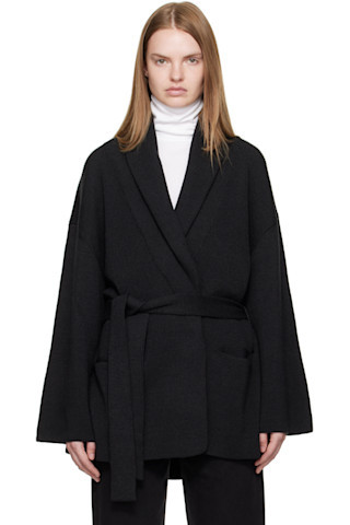 Gray Suki Short Cardigan | SSENSE