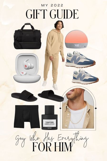 Gifts for the guy who has everything! Hatch sound machine, sweat set, trendy shoes? bluetooth headphones, and more! 

#LTKGiftGuide #LTKmens
