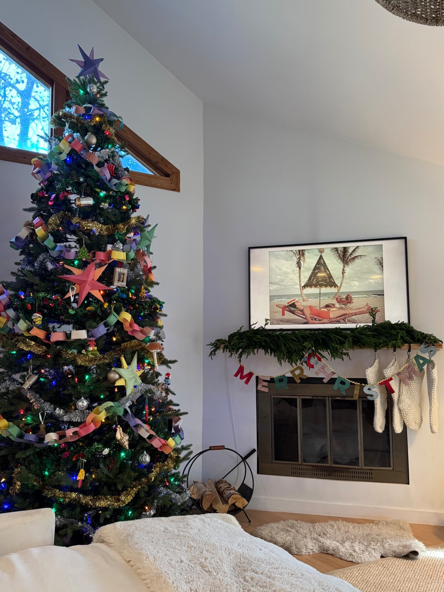 I bought two of these garland for the mantle. They are the best!! 