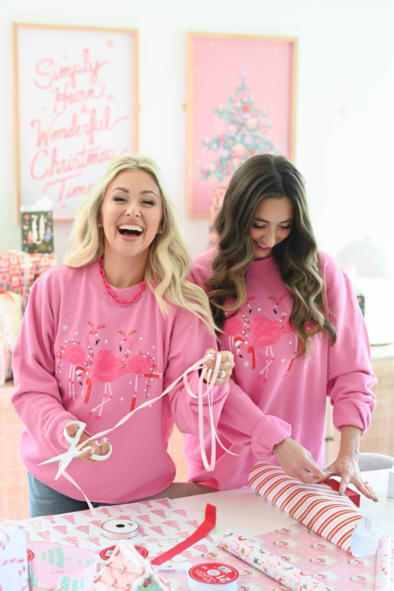 Fa-la-la mingo 🤣🦩✨💗. Outfit check with Aunt Jess!

#LTKfamily #LTKSeasonal #LTKstyletip