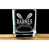 Lake House Rocks Glass - Personalized Gifts Etched Whiskey Tumbler Housewarming Gift | Etsy (US)