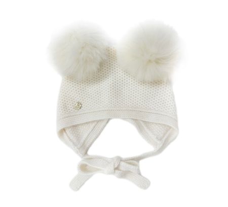 Cutest cream double Pom bonnet Pom Pom hat kids hat baby hat

#LTKSeasonal #LTKkids #LTKstyletip