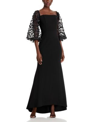 Floral-Embellished Off-the-Shoulder Gown | Bloomingdale's (US)