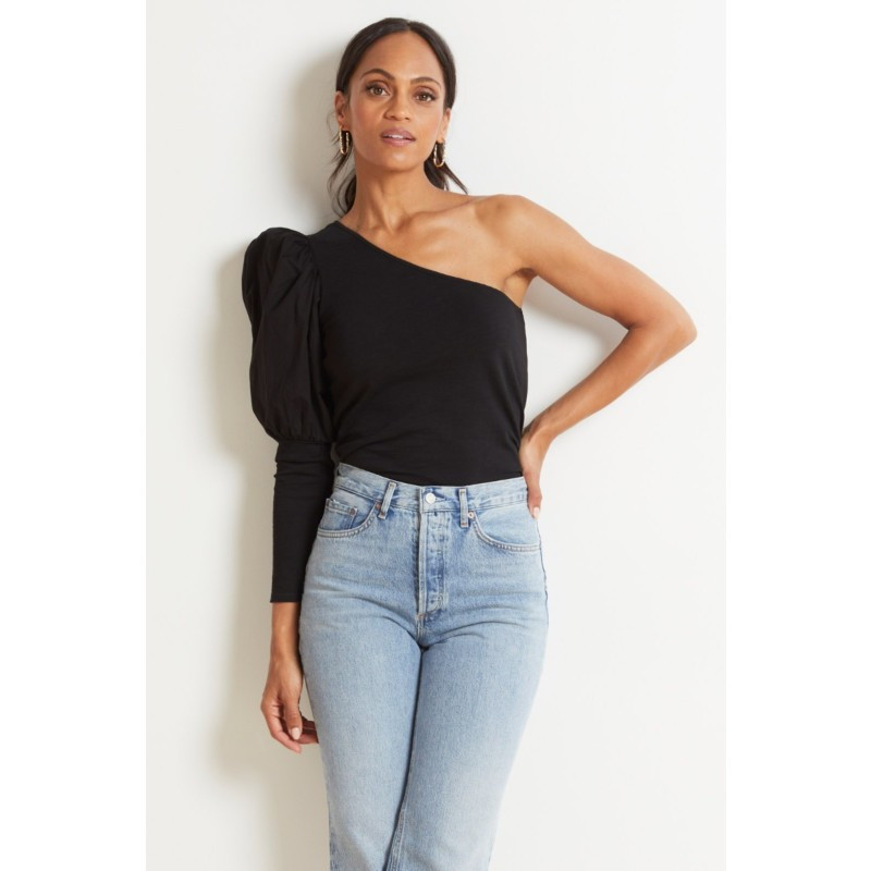 NATION LTD Zahira One Shoulder Tee | EVEREVE | Evereve