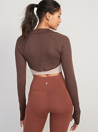 Long-Sleeve UltraLite Rib-Knit Bolero Cardigan Sweater for Women | Old Navy (US)