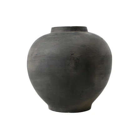 Bungalow Rose Darbyville Gray Indoor / Outdoor Earthenware Table Vase | Wayfair | Wayfair North America