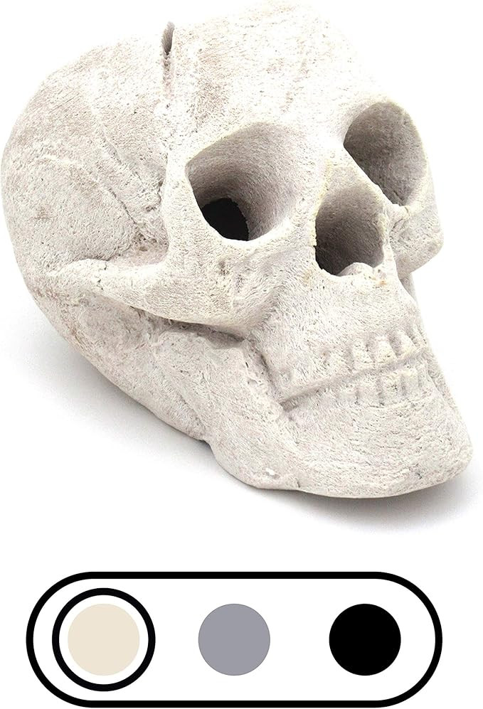 OSKER Ceramic Fireproof Fire Pit Skull Log for Bonfire, Campfire, Fireplace, Firepit | Halloween ... | Amazon (US)