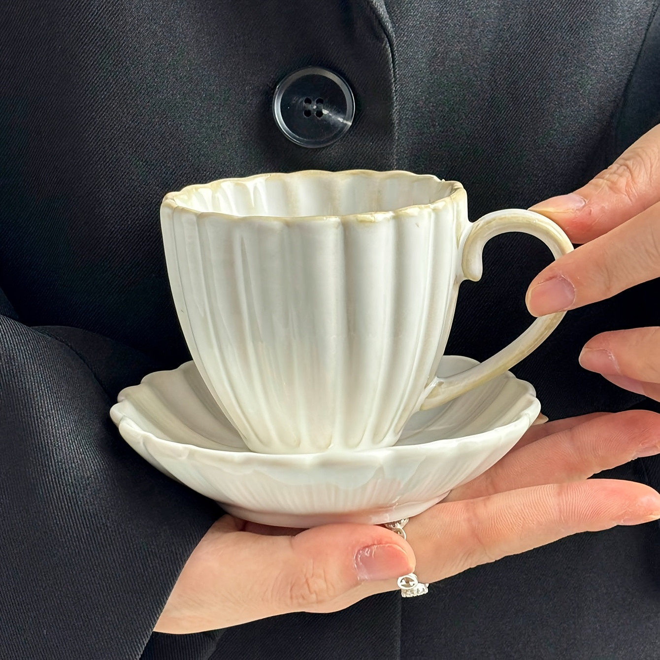 vintage kiln transformed small chrysanthemum ceramic coffee - Temu Australia | Temu Affiliate Program