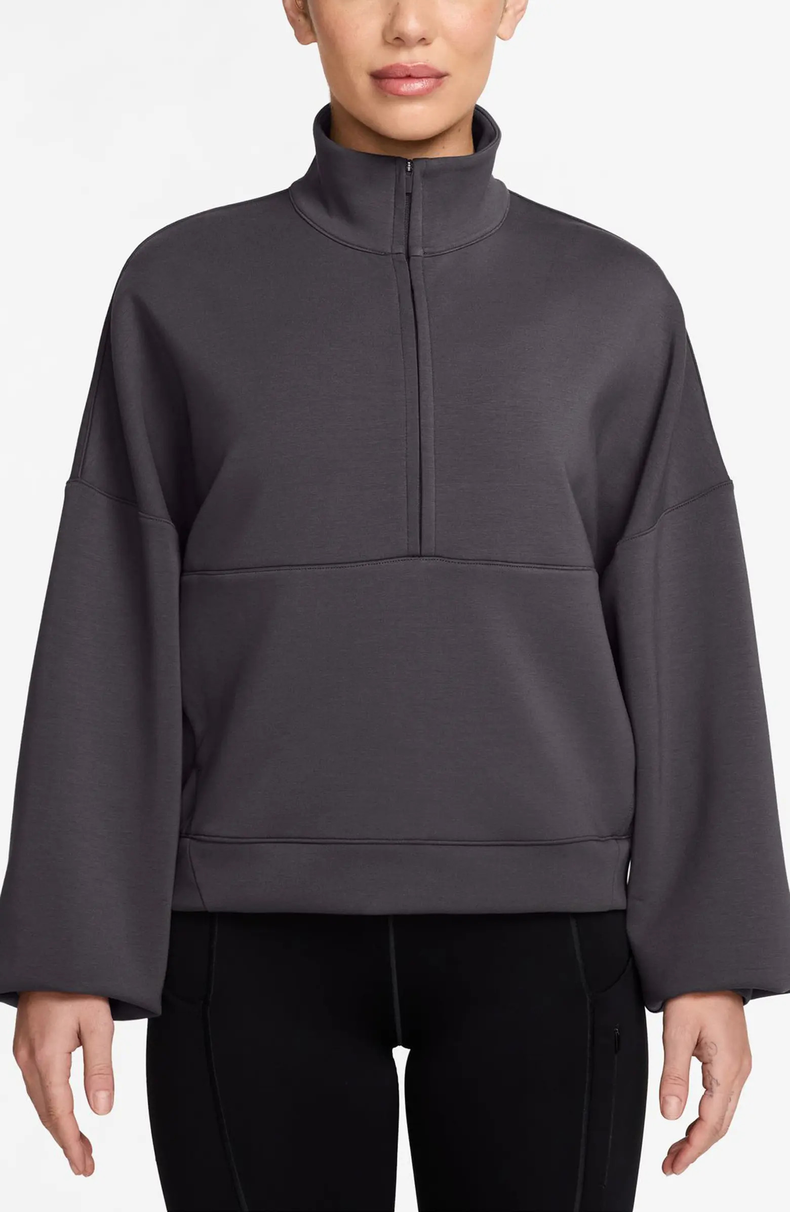 24.7 ImpossiblySoft Dri-FIT Oversize Half Zip Top | Nordstrom