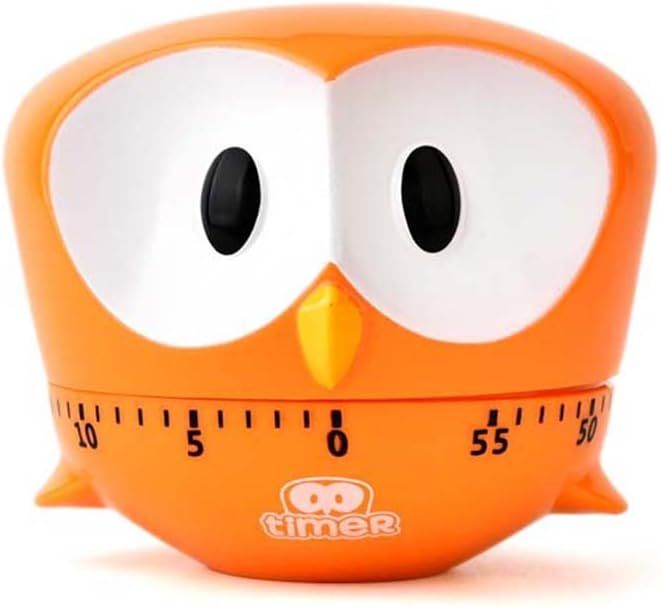 Cartoon Big Eyed Eagle Machinery Timer 60 Minutes Mechanical Kitchen Cooking Timers Clock Loud Al... | Amazon (US)