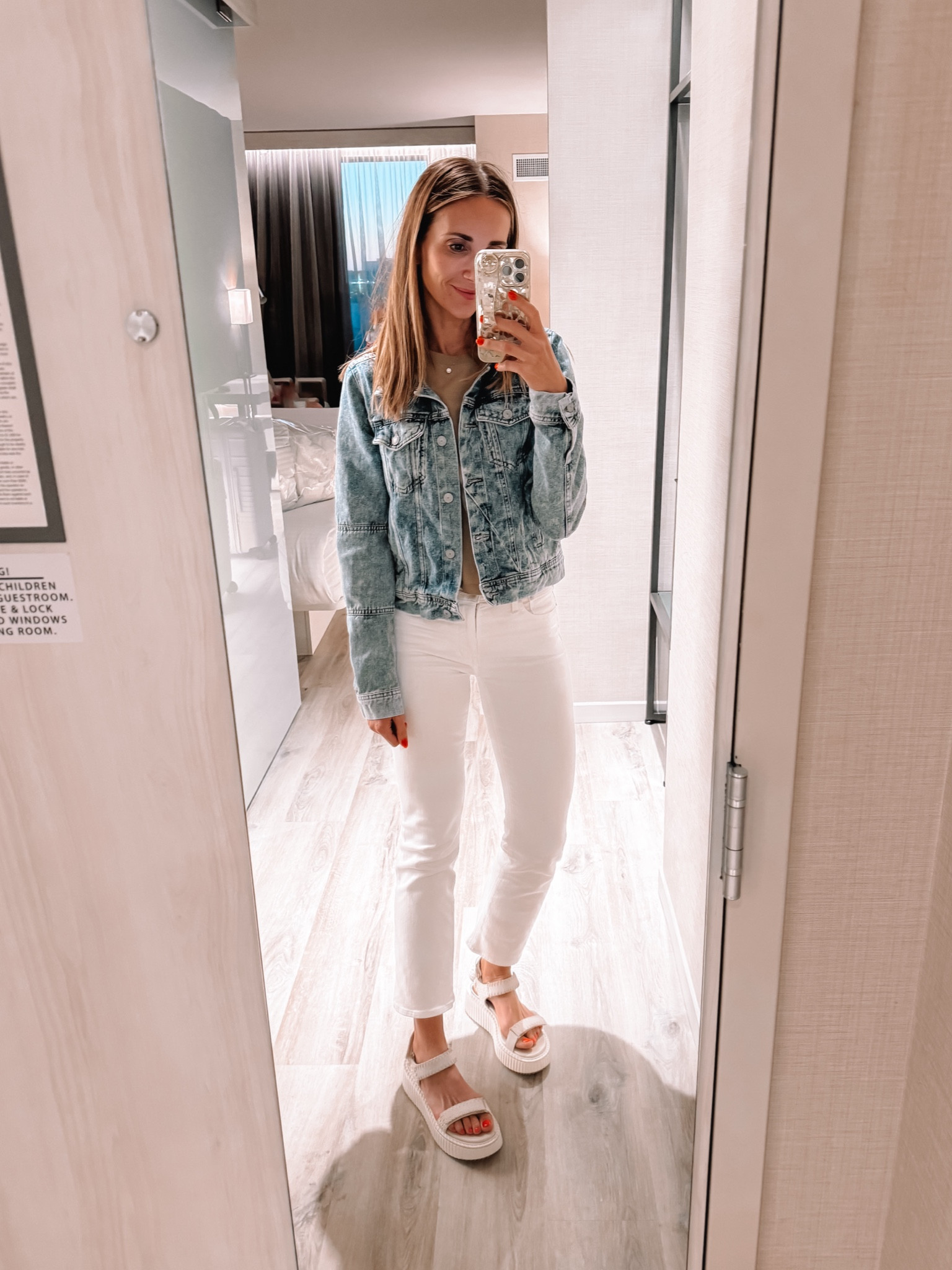 After that idea with white jeans, size down one size in  jeans