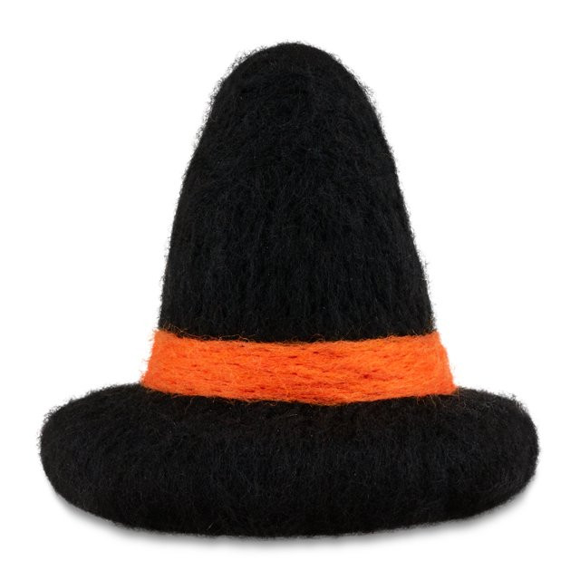 Halloween Felt Tabletop Decoration, Witch Hat, Black, 3.5 in, Adult, by Way To Celebrate | Walmart (US)
