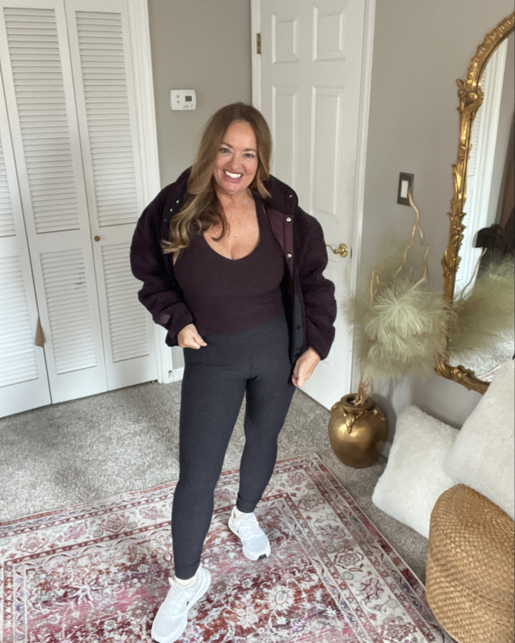 Oxblood bra top #fableticspartner 
And matching fleece jacket paired with
Dark gray leggings. @fabletics. The perfect winter athletic set. 


SIGN UP FOR The VIP MEMBERSHIP- you'll get 20-50% off everything, always.

SKIP THE MONTH! Skip between the Ist and 5th of the month and you skip as often as you like


Get ACCESS TO THE FABLETICS FIT APP ($15 value/month). With Fabletics FIT, VIP members get access to workouts from top-tier trainers and instructors. 100's of new workouts uploaded weekly. Fabletics brings new monthly collections with styles launching every
week in sizes ranging from XXS-4X. A Fit for EVERY BODY.


About the Brand
WE HAVE A VISION TO CHANGE THE INDUSTRY; Gym, work, and everything in-between. Our product is made to elevate your game, no matter how you move. Everyone gets to play. We believe movement should be fun for everyone and every body — and that fashion-forward, high-performance activewear should be accessible. With Fabletics, it's your world, leveled up. WITH OVER 2.3 MILLION MEMBERS AND COUNTING, our community has been our biggest advocate and at the heart of everything we do. Without them, we wouldn't exist. WE ARE MANIACAL ABOUT OUR PRODUCTS...Spoiler alert: Pursuing our mission has taken us to incredible places since 2013. We've got millions of members, 95 global retail locations, a CarbonNeutral® certification, and an expansion into both Men's Activewear and Scrubs to prove it. And this is just the beginning.

#LTKfitnessgoals #LTKGiftGuide #LTKmorningroutine
