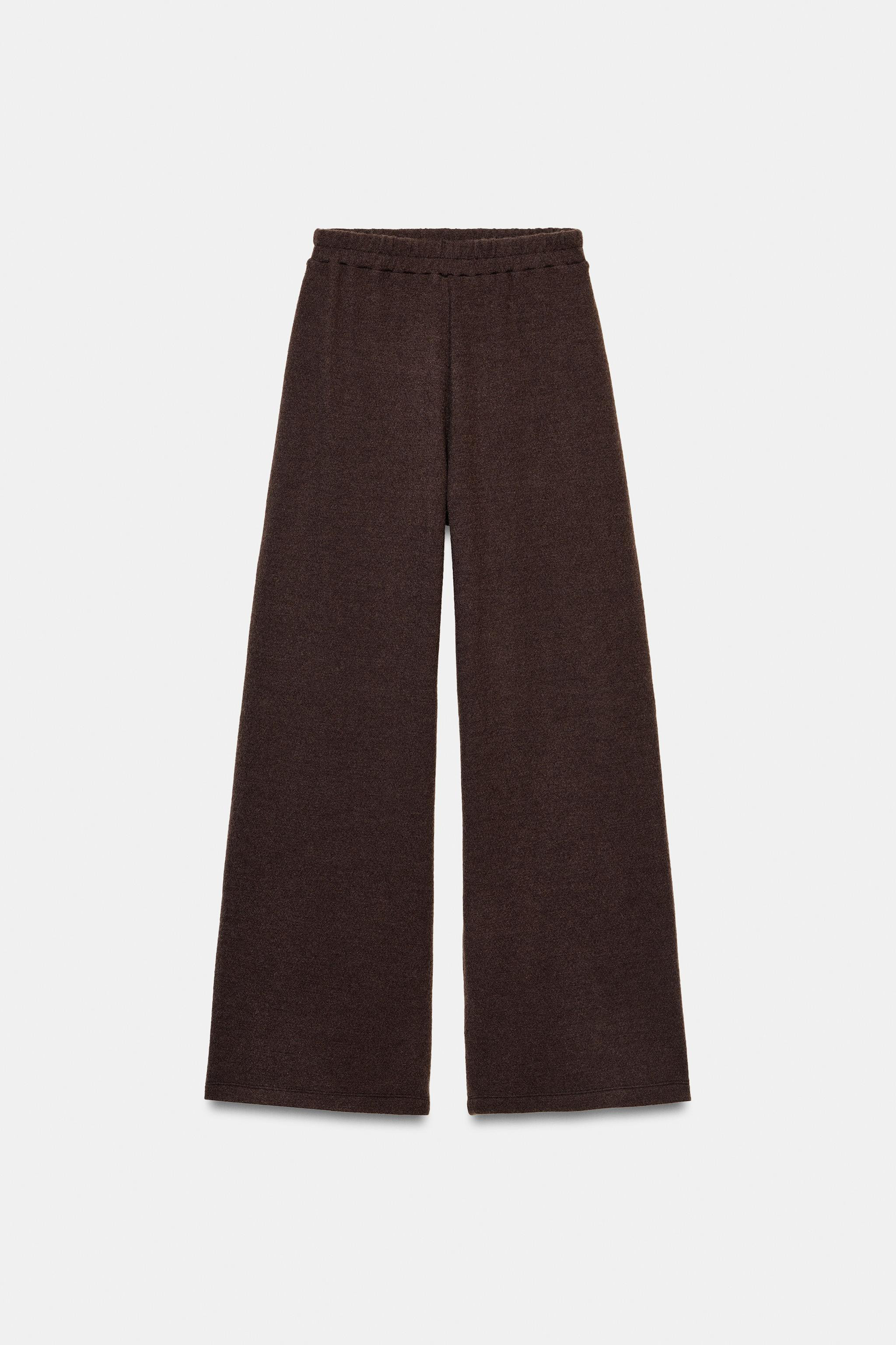 SOFT WIDE-LEG TROUSERS | Zara UK