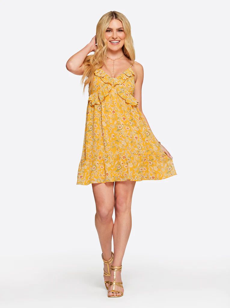 Iris Dress in Southern Beauties Mini | Jessica Simpson E Commerce
