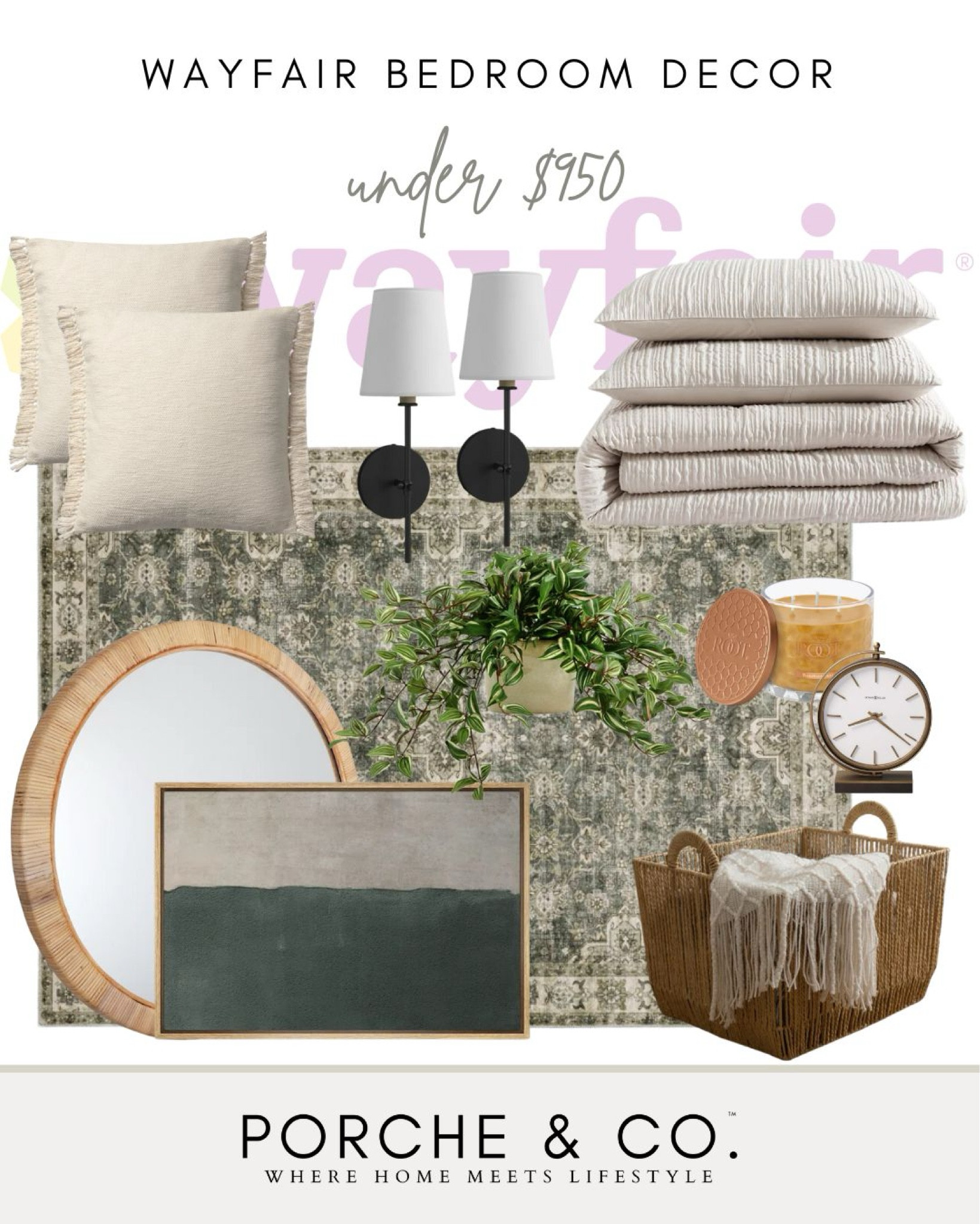 Wayfair, Wayfair bedroom, bedroom decor, Wayfair bedroom design, bedroom styling
#visionboard #moodboard #porcheandco

#LTKHome #LTKFallSale #LTKStyleTip