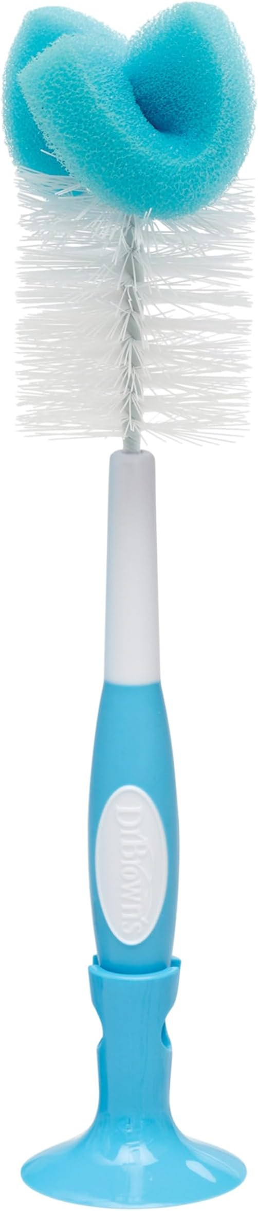 Dr. Brown's Reusable Sponge Baby Bottle Cleaning Brush with Suction Cup Stand, Scrubber and Nippl... | Amazon (US)