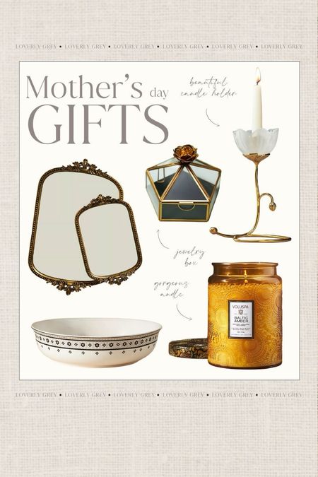 Mother's Day Anthropologie favorites. I love these mirrored trays and flower detail candle holder. Loverly Grey, Mother's Day

#LTKstyletip #LTKbeauty #LTKGiftGuide