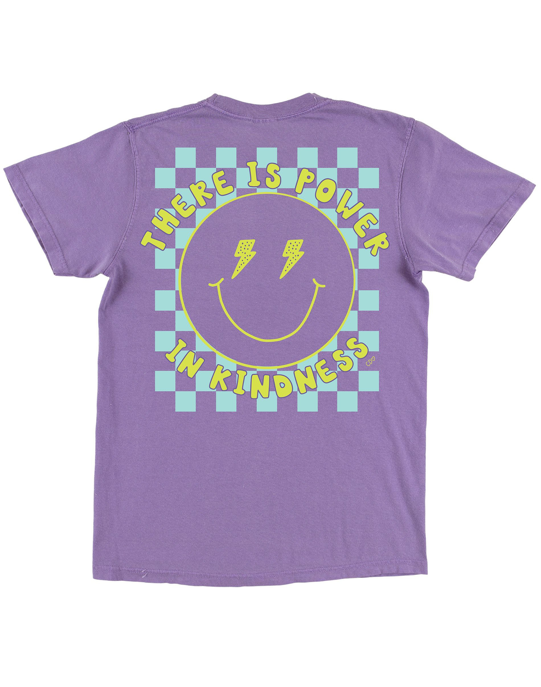 Power In Kindness Tee - Violet | Callie Danielle