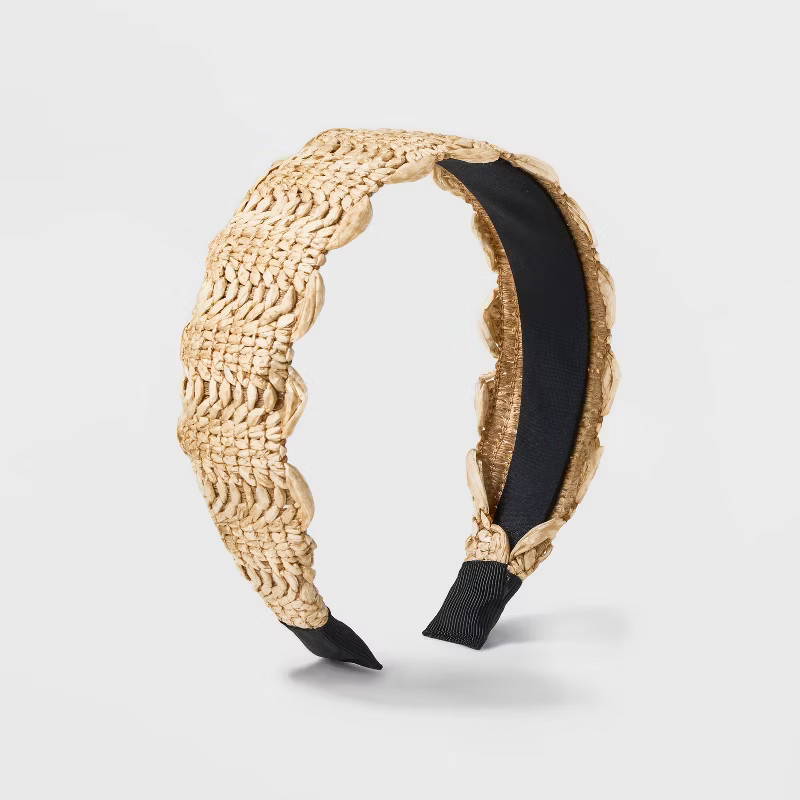 Raffia Woven Headband - Universal Thread™ | Target