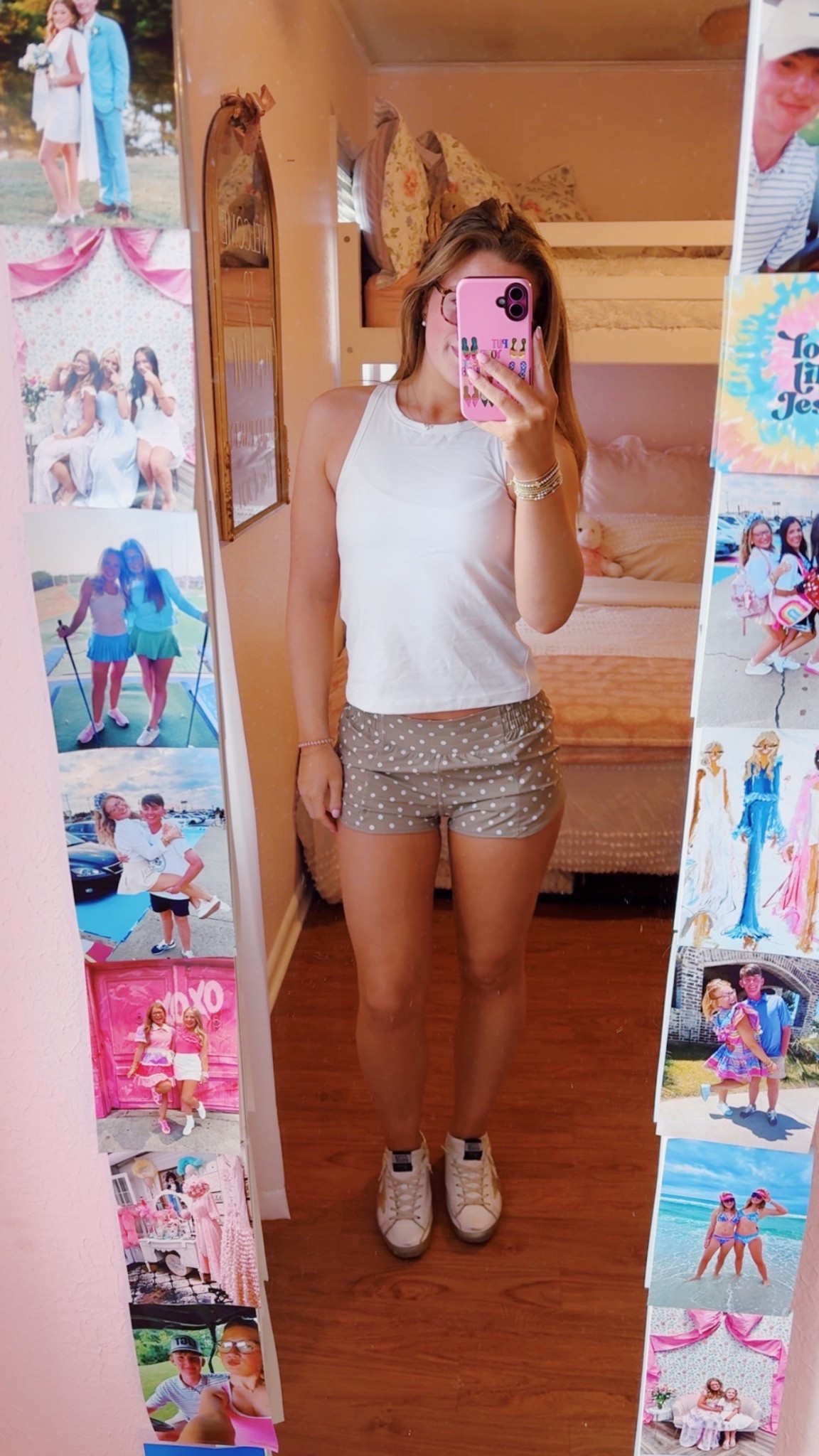 New polka dot shorts from Lulu & I’m OBSESSED!!🎉 And this tank is an EXACT dupe for my fav lulu align tank! #lululemon #polkadot #new #hottyhots #athleisure #workout #fitness #lulu #dupe #summer #spring #style

#LTKFindsUnder100 #LTKActive #LTKStyleTip