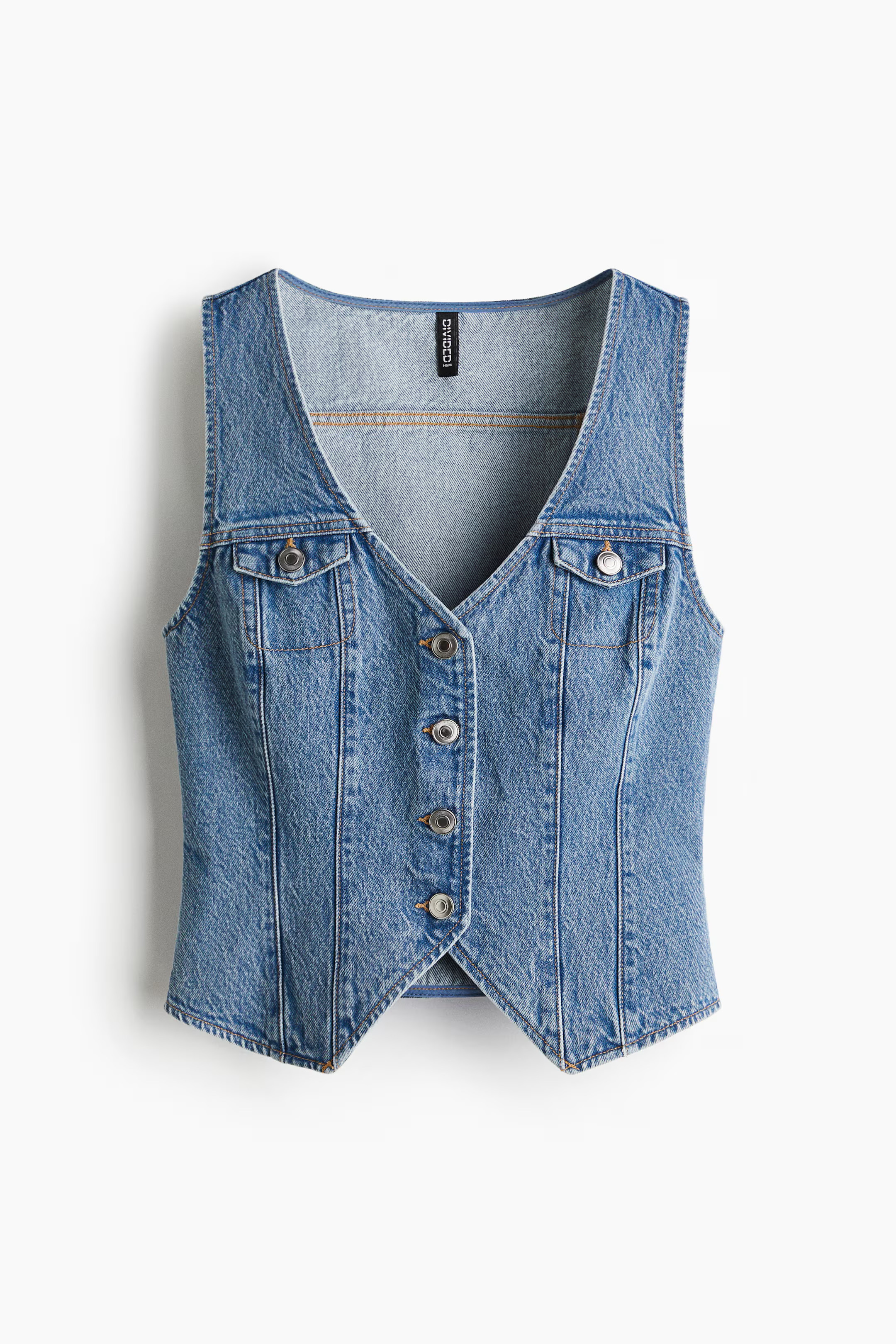 Denim waistcoat | H&M (UK, MY, IN, SG, PH, TW, HK)