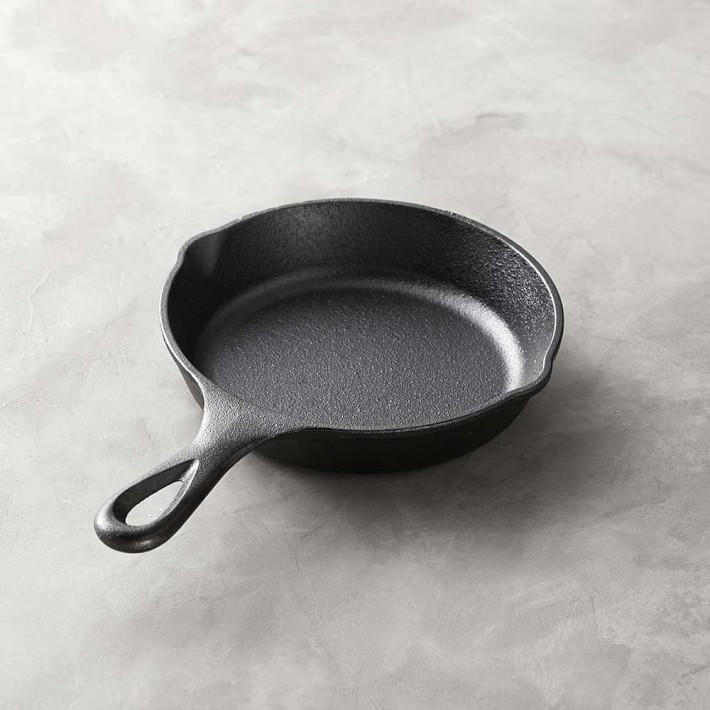 Lodge Seasoned Cast Iron Skillet, 6 1/2&amp;quot; | Williams-Sonoma