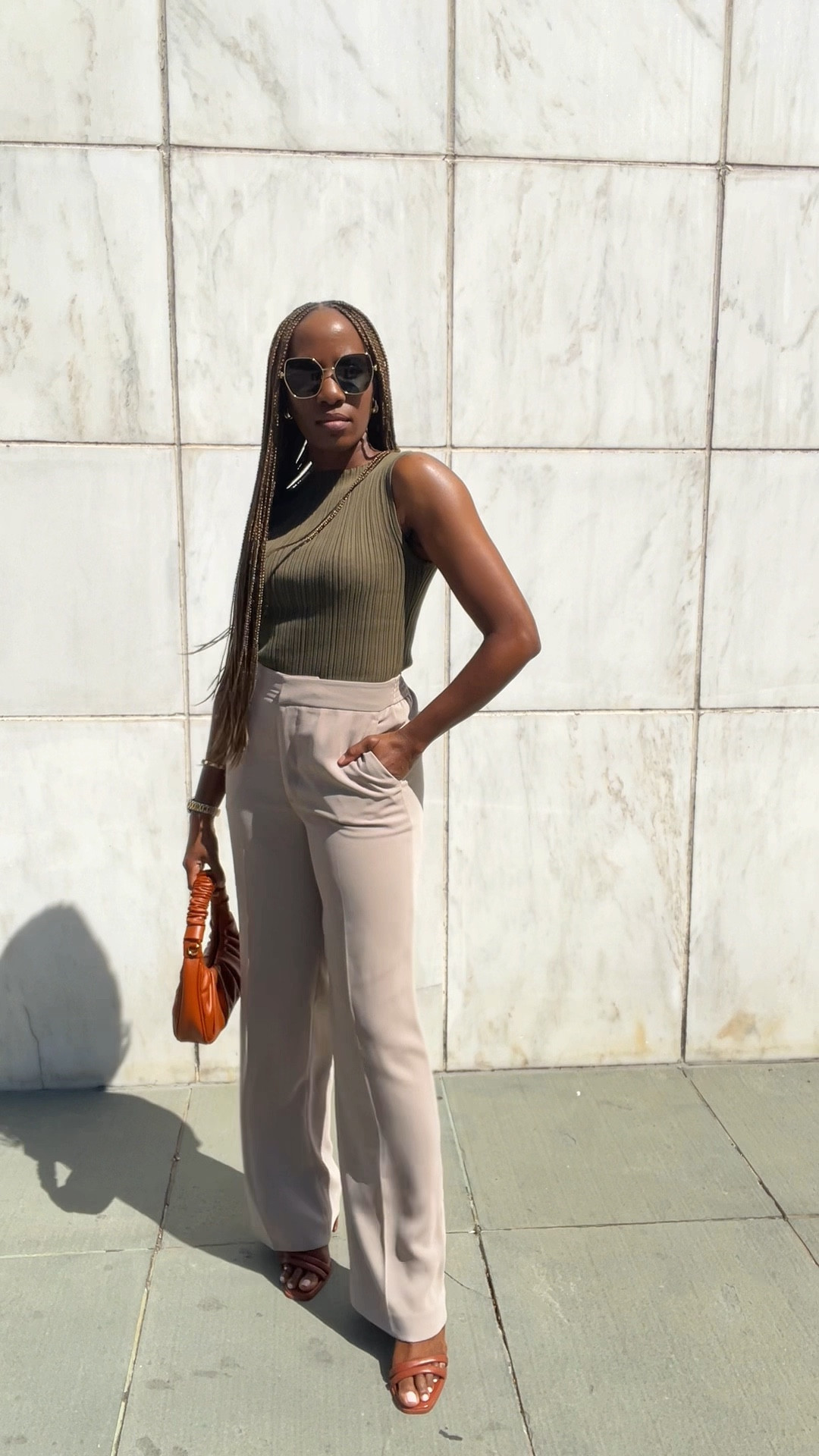 Spring minimalist look! Size up in the pants and use code "INFG-25FOLAKE_BOLATIWA10 " to receive 10% off your first order.. 

#LTKStyleTip #LTKFindsUnder100 #LTKSeasonal