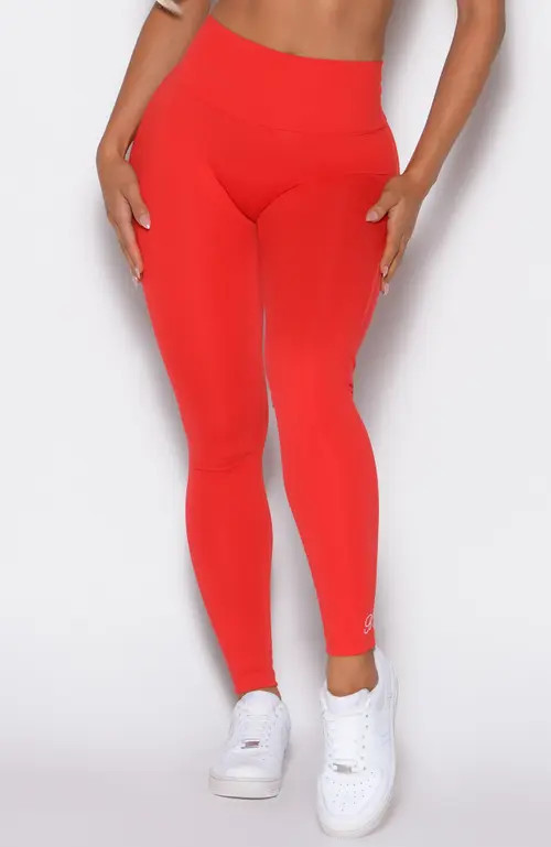 Bombshell Sportswear Smooth Leggings in Cherry Bomb at Nordstrom, Size Xx-Small | Nordstrom