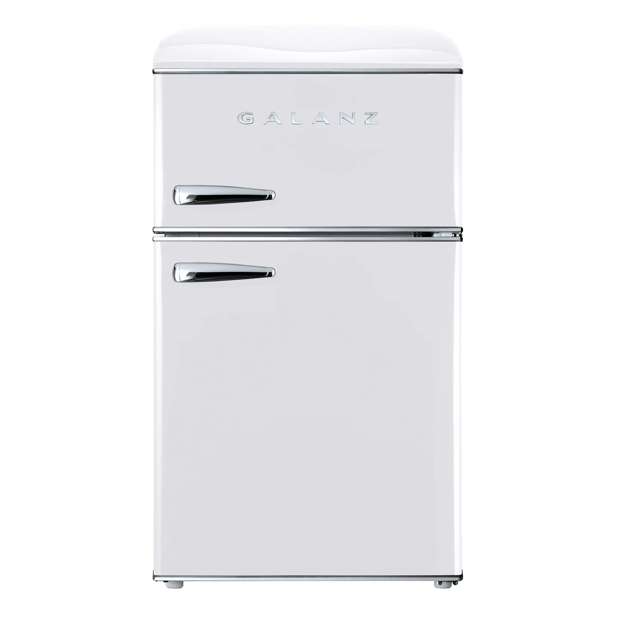 Galanz 3.1 Cu ft Retro Mini Fridge with Freezer, White - Walmart.com | Walmart (US)