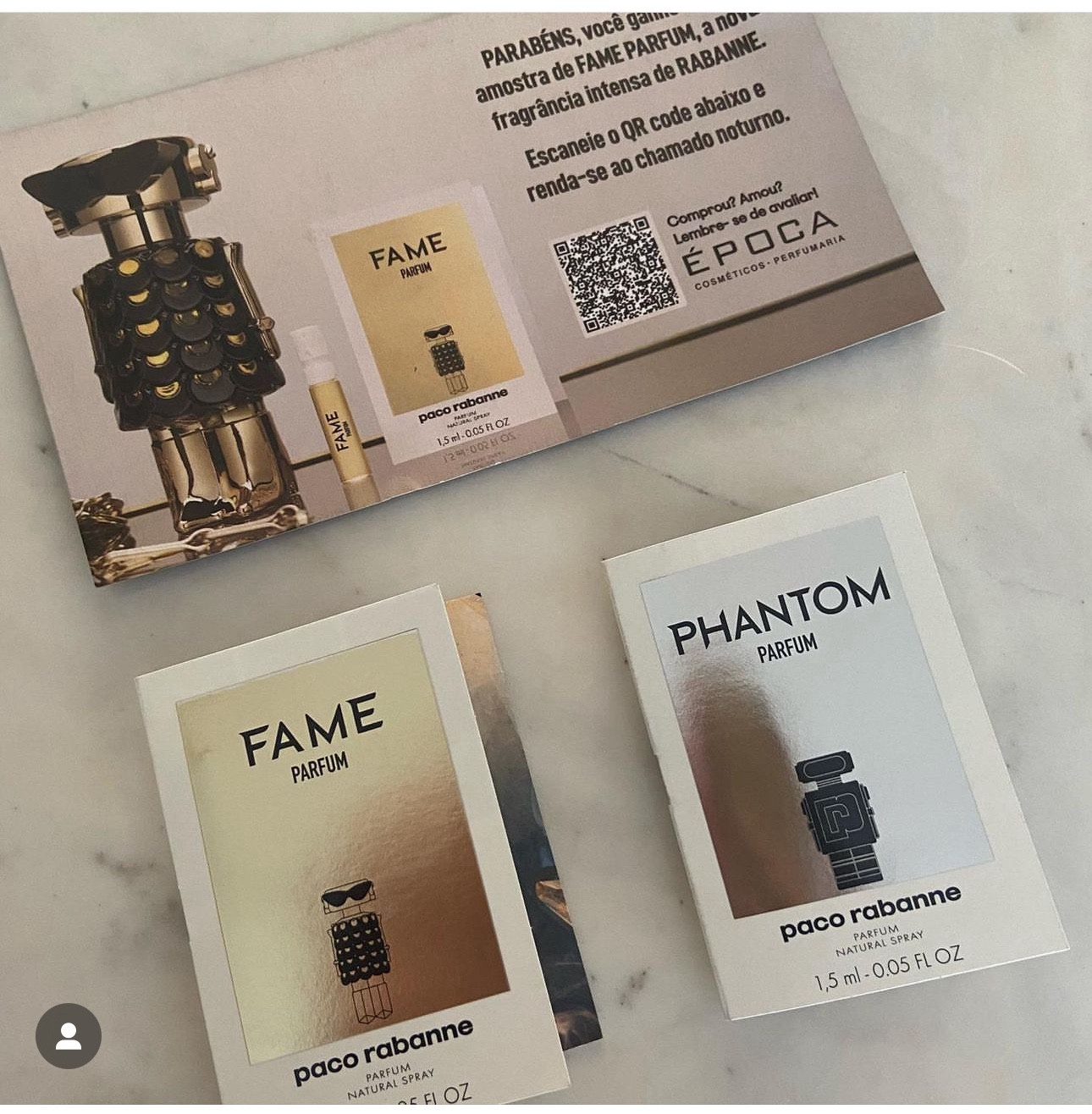 A amostra que a gente gosta!
Perfume Phantom e Frame da Paco Rabanne @rabanne 
.
Me inscrevi por formulário aqui no IG. Geralmente a publicação aparece para “selecionados”. Mas o segredo é seguir a marca e curtir todos os post 

Dica quente para presentear 

#LTKgiftguide #LTKbeauty